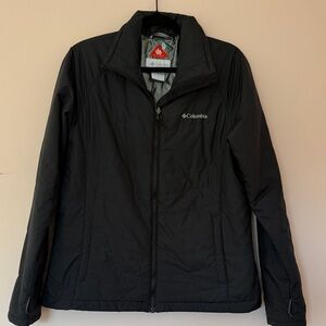 Columbia Black Full-Zip Puffer Jacket